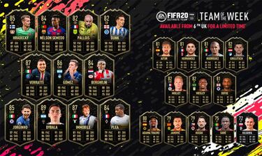 TOTW 4 de FUT 20 ya disponible con Dybala y Verratti