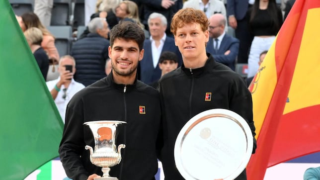 Sinner o Alcaraz, uno de los dos perderá su 100% en final de Slams