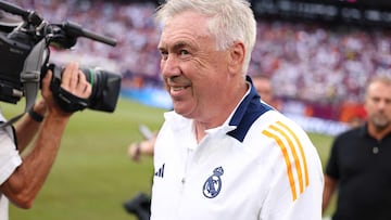 Ancelotti, entrenador del Real Madrid.