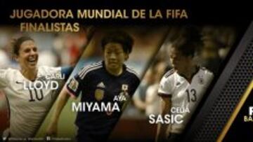 Candidatas a Balón de Oro femenino
