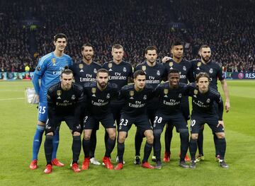 Equipo del Real Madrid.