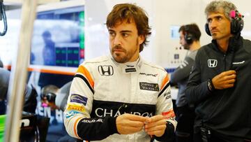 Fernando Alonso en Austin.