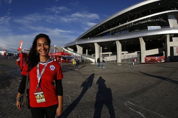 Belleza y color: las imágenes de los hinchas en Kazán