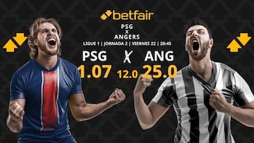 PSG vs. Angers: horario, dónde ver, estadísticas y pronósticos