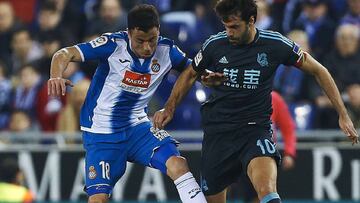 Javi Fuego con el Espanyol. 