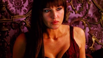 La transformación física de Monica Bellucci a través de todas sus películas en Hollywood