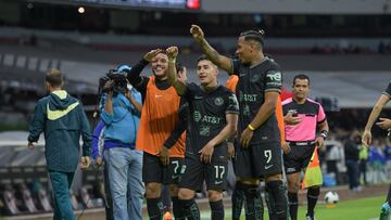 during the game America vs Leon, corresponding to day 15 of the Torneo Clausura Grita Mexico C22 of Liga BBVA MX, at Azteca Stadium, on April 20, 2022.
<br><br>
durante el partido America vs Leon, correspondiente a la jornada 15 del Torneo Clausura Grita Mexico C22 de la Liga BBVA MX, en el Estadio Azteca, el 20 de Abril de 2022.