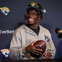 The 21-year-old superstar was selected by the Jacksonville Jaguars with the No. 2 overall pick of the 2025 NFL Draft.