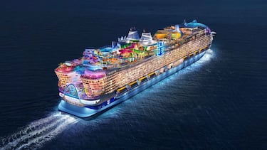 El gigantesco Titanic parece un barco diminuto si se compara con los cruceros modernos 