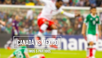 Solo una victoria para México en los últimos 3 partidos frente a Canadá
