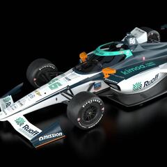 De blanco: así es el McLaren con el que Alonso correrá la Indy 500