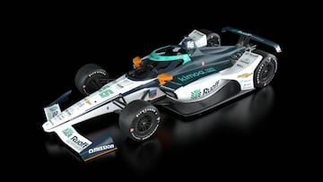 El monoplaza de Alonso para la Indy 500 2020.