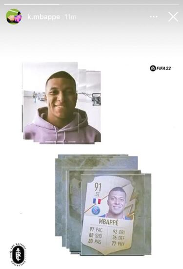 FIFA 22: esta es la media de Kylian Mbappé