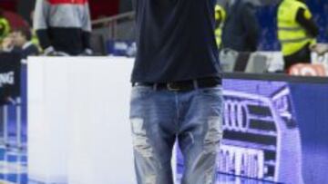 Rudy Fernández, la semana pasada antes del partido ante el CSKA.