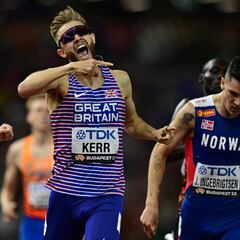 Kerr da la sorpresa y bate a Ingebrigtsen en la final del 1.500