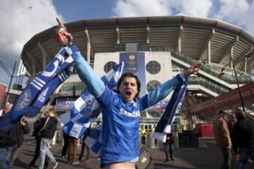 Seguidores antes del partido.