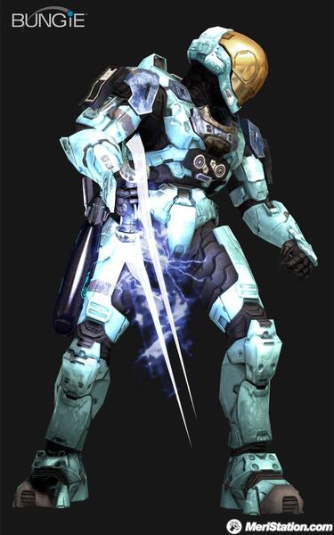 Halo 3, armaduras y armas en artworks