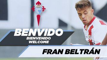 El Celta ficha al centrocampista del Rayo Fran Beltr¨¢n