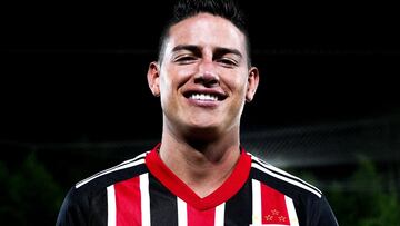 James Rodríguez, nuevo jugador de Sao Paulo.