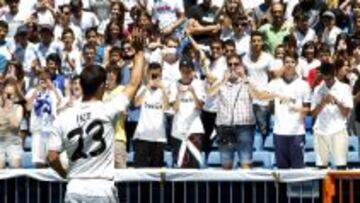 Isco, el día de su presentación.
