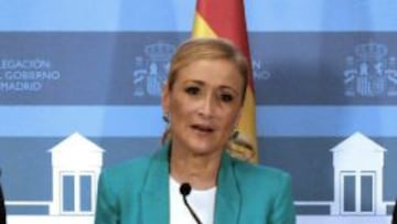 La delegada del Gobierno en Madrid, Cristina Cifuentes