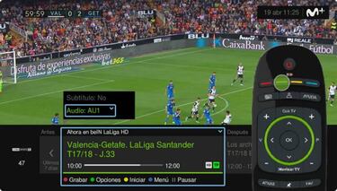 Cómo cambiar el audio de los partidos en la TV: narradores, virtual o radio