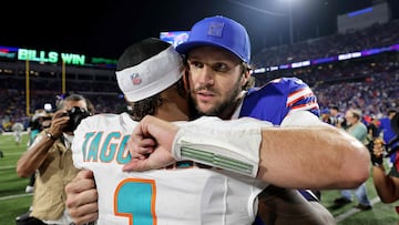 Allen throws three touchdowns to match Mahomes’ mark of 46 career games with 3-plus TD passes, the most in the NFL since 2018.