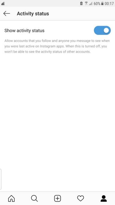 Privacidad en Instagram: oculta la última hora de conexión