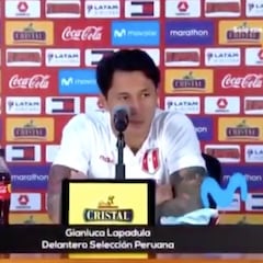 Gianluca Lapadula en rueda de prensa: "Perdón por mi español"