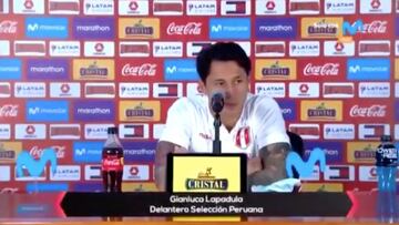 Gianluca Lapadula en rueda de prensa: "Perdón por mi español"