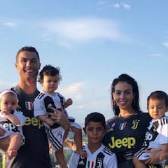 Cristiano Ronaldo viste a toda la familia de la Juventus