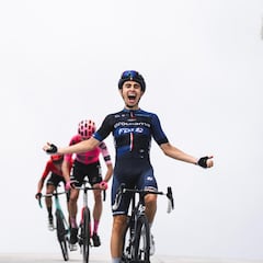 Lenny Martínez estrena su palmarés en el Mont Ventoux