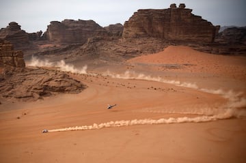 Panorámica de un momento del rally. 