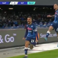 Resumen y goles del Nápoles vs. Inter de Serie A