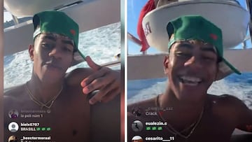 El vídeo de Lamine Yamal celebrando su renovación por todo lo alto