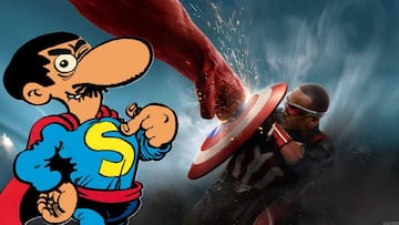 captain america, super lópez