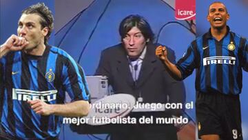 Con Ronaldo y Vieri: la lección de fútbol que contó Zamorano