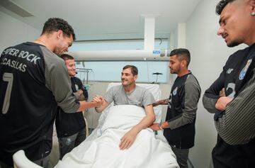 Pepe con Iker Casillas.