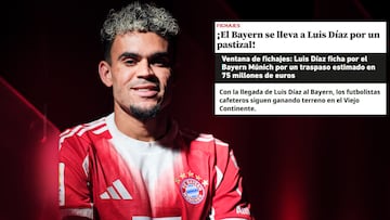 Así reaccionó la prensa mundial al fichaje de Luis Díaz por el Bayern Múnich.