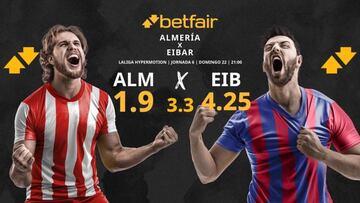UD Almería vs. SD Eibar: horario, TV, pronósticos, estadísticas y clasificación