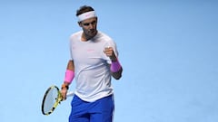 Nadal cierra el pu&ntilde;o ante Medvedev.