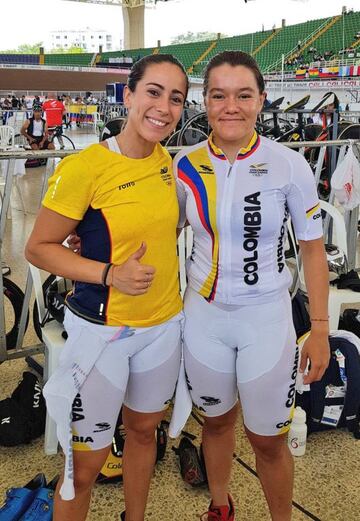 Mariana Pajón y Martha Bayona campeonas en ciclismo de pista en velocidad