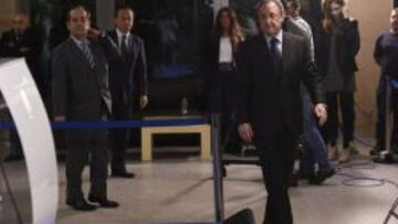 Florentino Pérez ofreció una conferencia de prensa tras el ridículo de Cádiz.