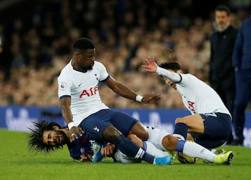 The Everton player severely fractured his ankle after a challenge with Tottenham’s Heung-Min Son, who was left devestated by the incident.