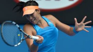 Garbiñe Muguruza gana a Lesley Kerkhove en su debut