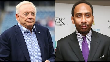 El dueño de los Dallas Cowboys, Jerry Jones, arremetió en contra del periodista Stephen A. Smith e incluso lo llamó 'fraude'.