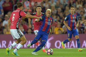 Neymar y Marcos Llorente.