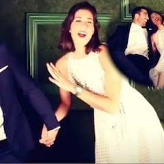 El baile más loco de Garbiñe Muguruza y 'El Duque' en la fiesta de los Oscars