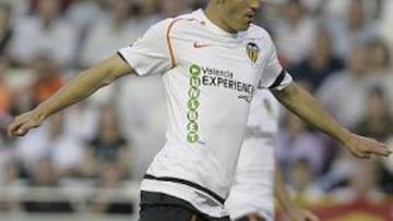 <strong>DOBLETE.</strong> Villa ha marcado dos goles en la victoria del Valencia ante el Athletic.