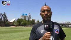 Vidal ilusiona a los hinchas albos: "Ojalá pueda volver pronto"